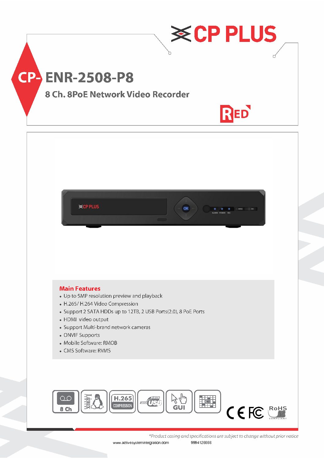 CP-ENR-2508-P8 datasheet asichennai