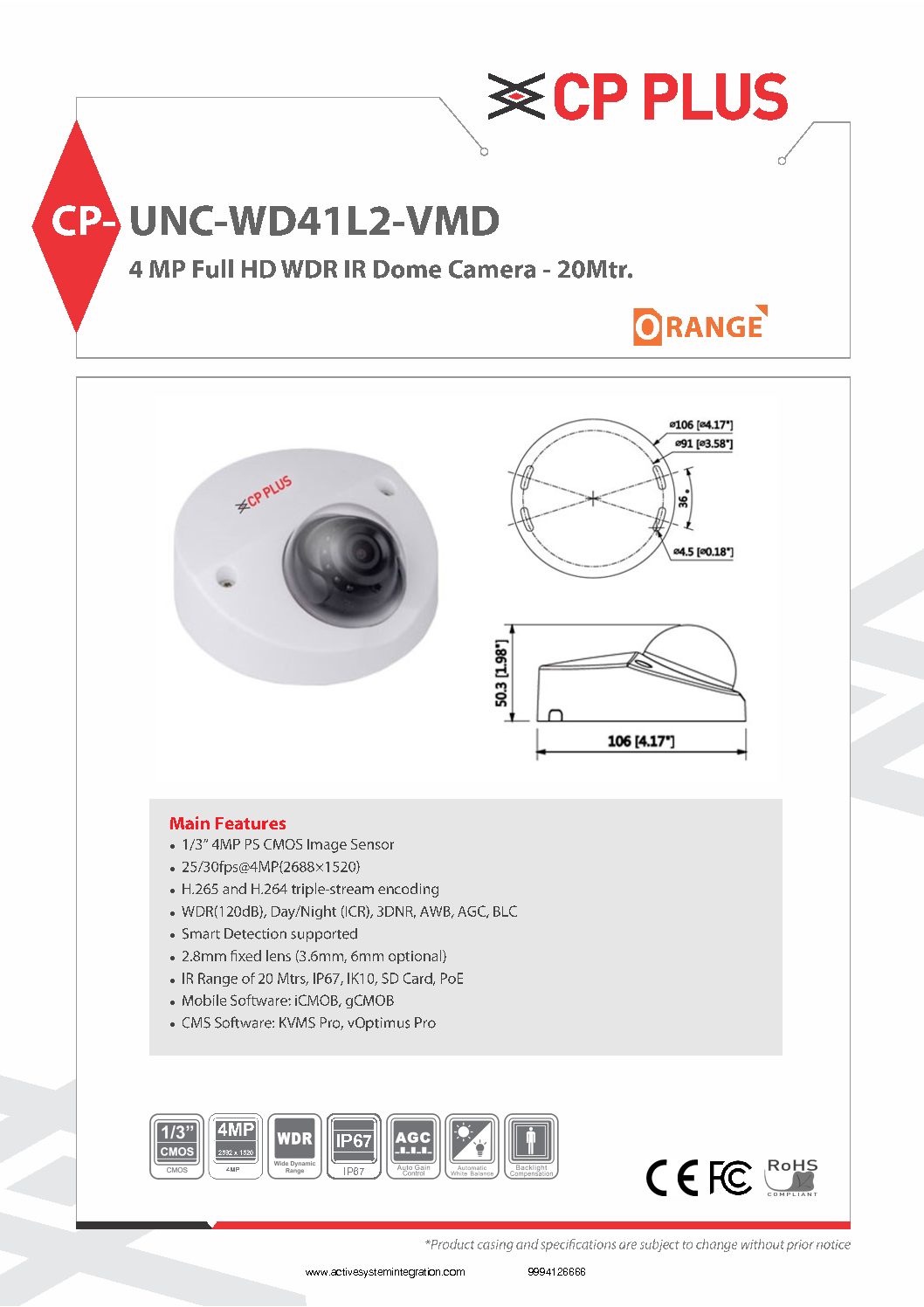 CP-UNC-WD41L2-VMD datasheet asichennai
