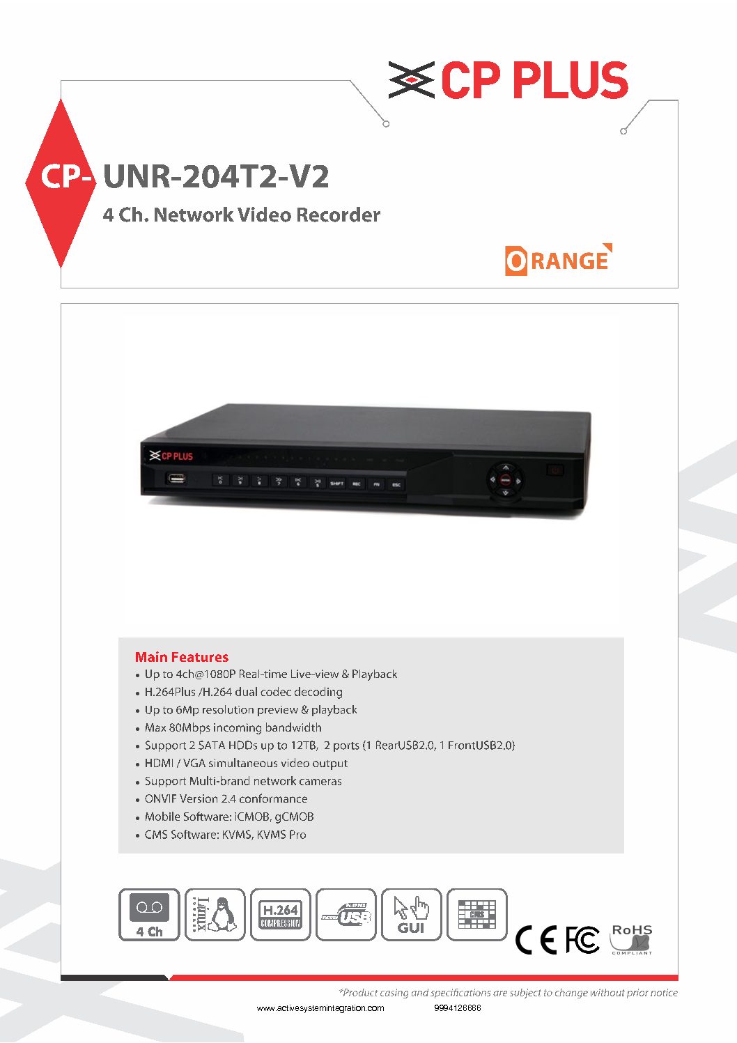 CP-UNR-204T2-V2 datasheet asi chennai
