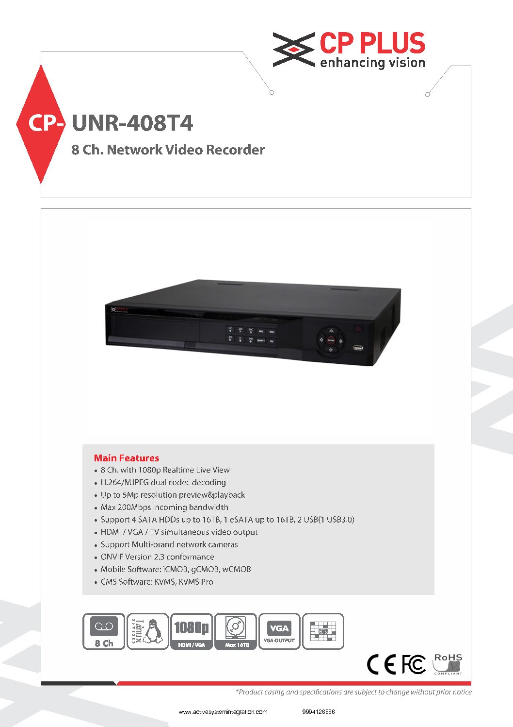 CP-UNR-408T4 datasheet asichennai