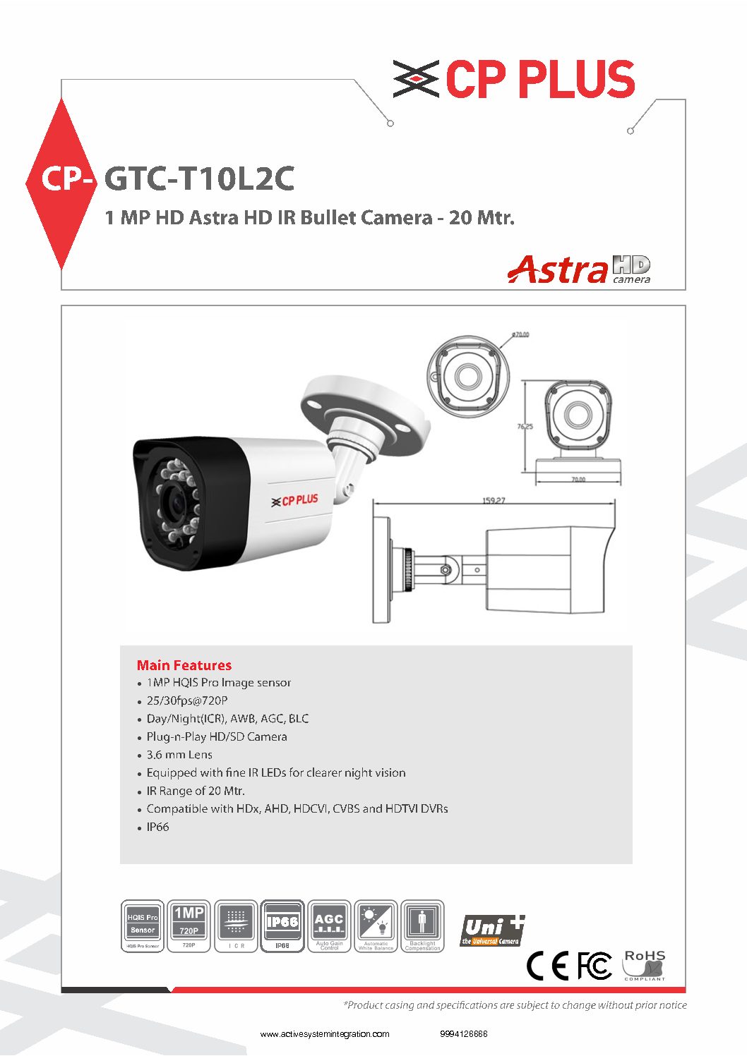 CP-GTC-T10L2C datasheet asi chennai