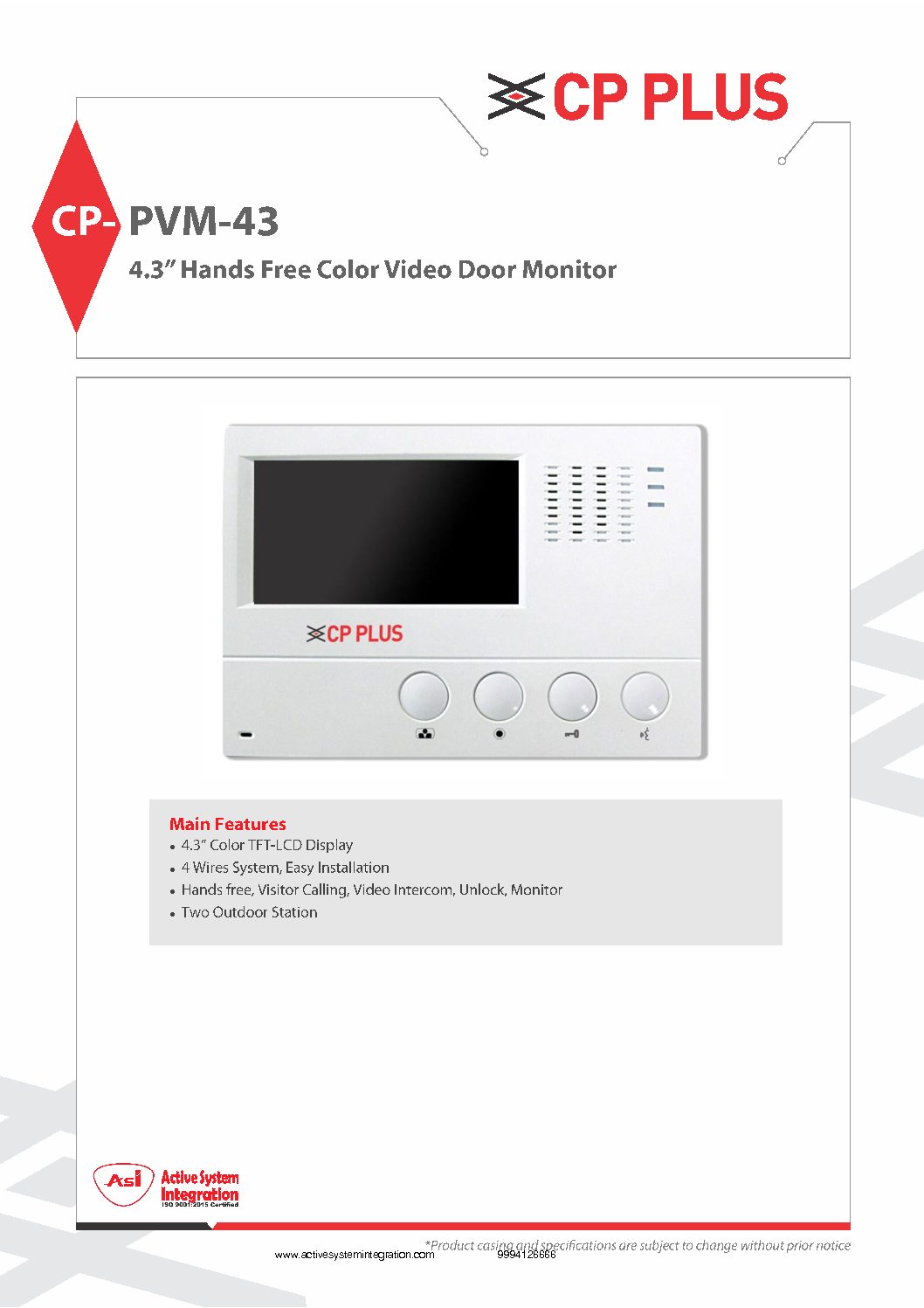 CP-PVM-43 datasheet asi chennai