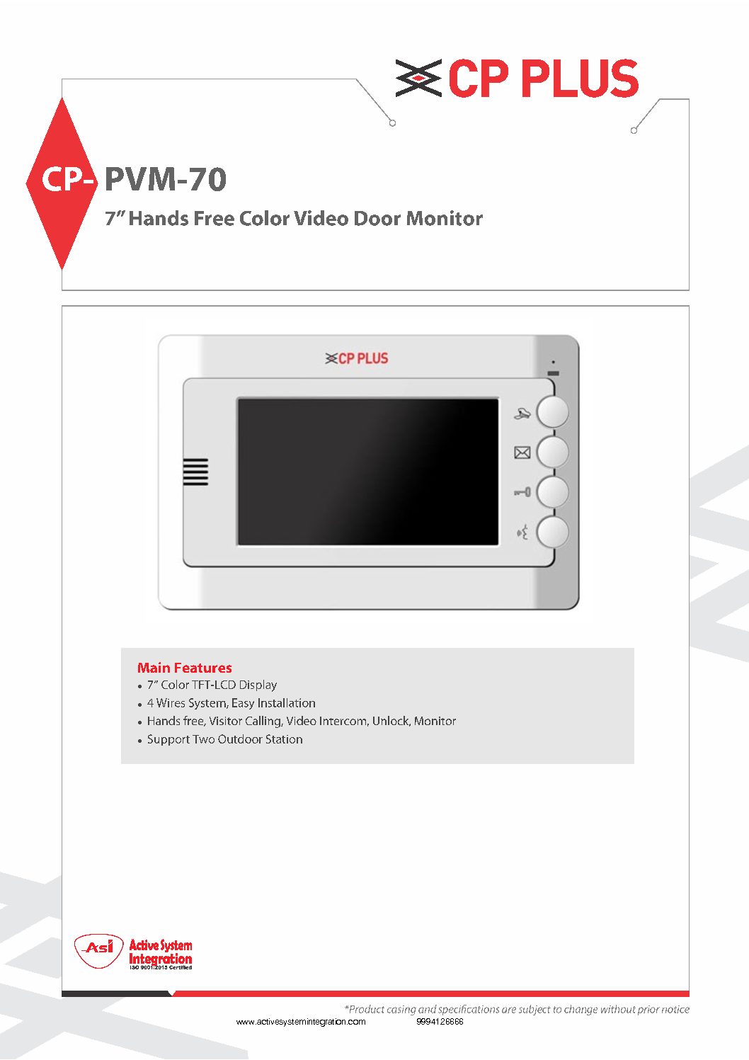 CP-PVM-70 datasheet asi chennai