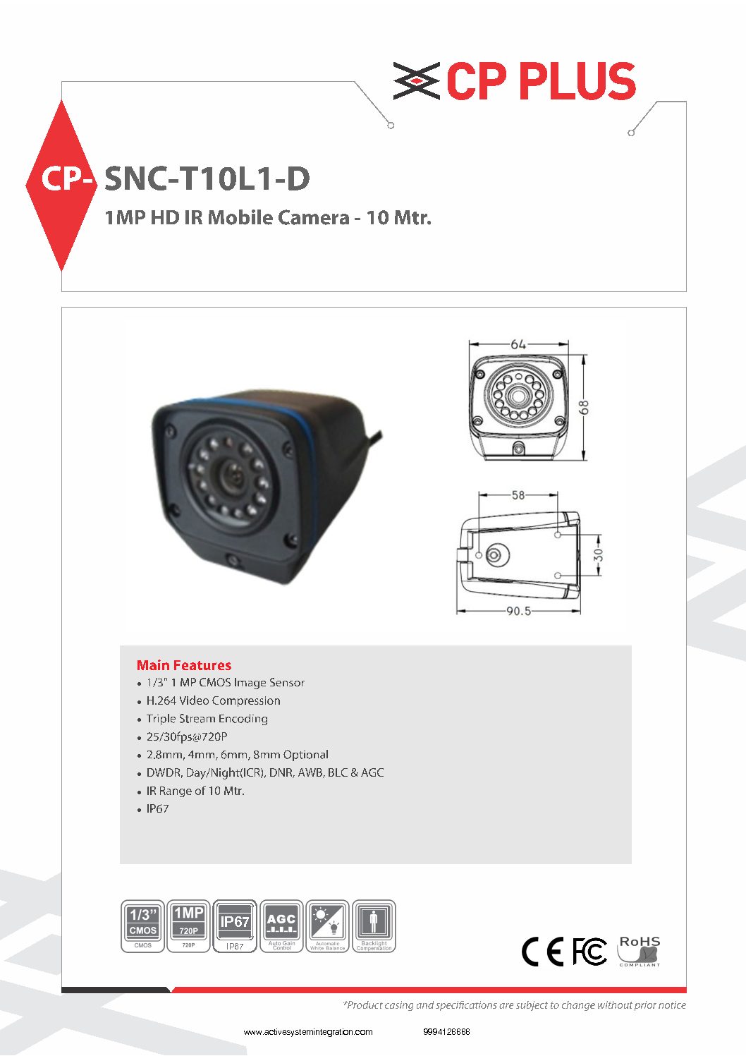 CP-SNC-T10L1-D datasheet asi chennai