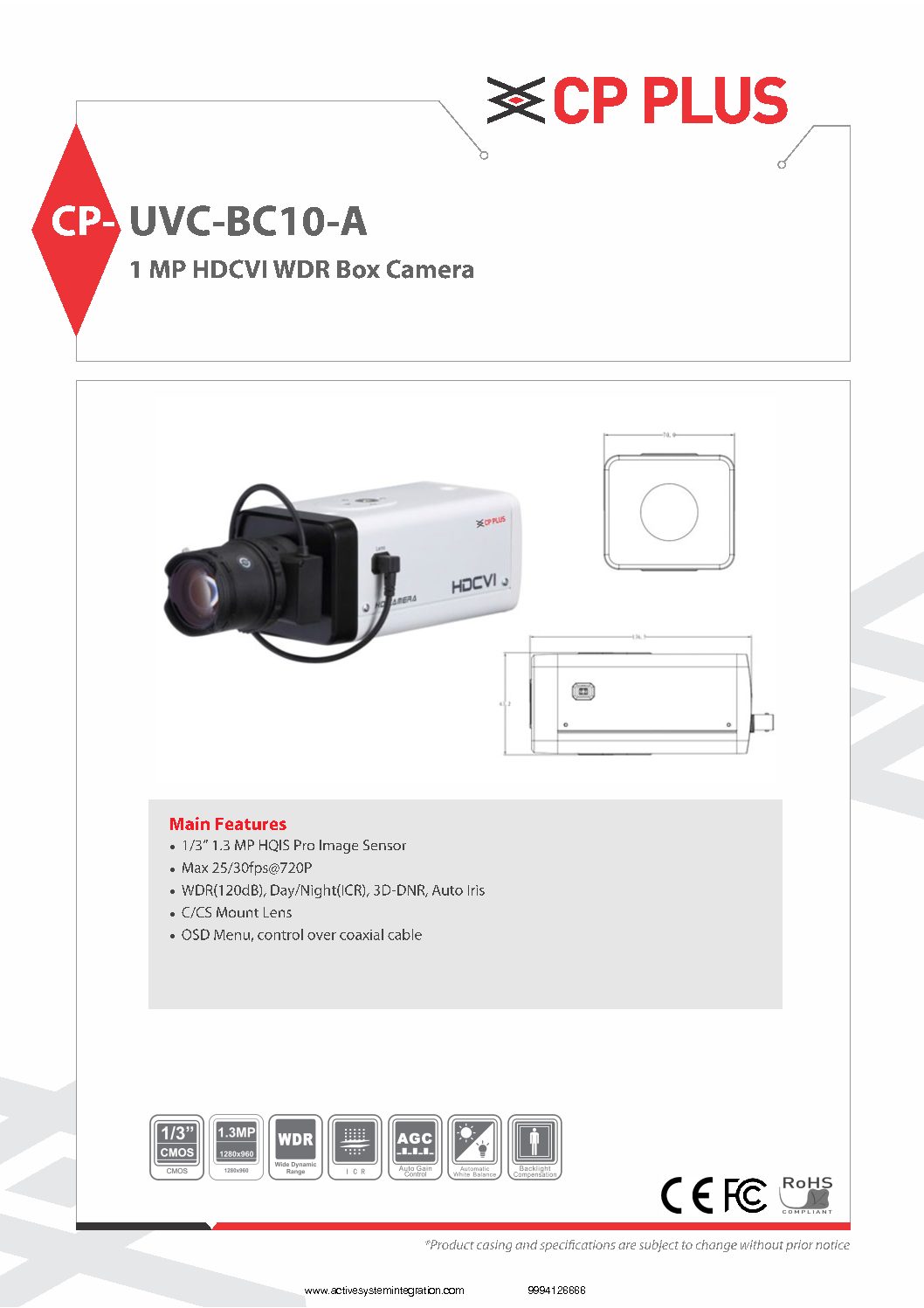 CP-UVC-BC10-A datasheet asi chennai