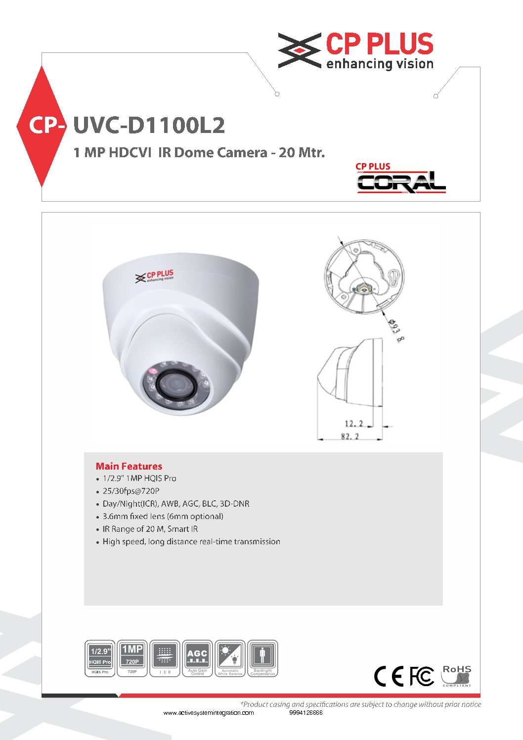 CP-UVC-D1100L2 datasheet asi chennai