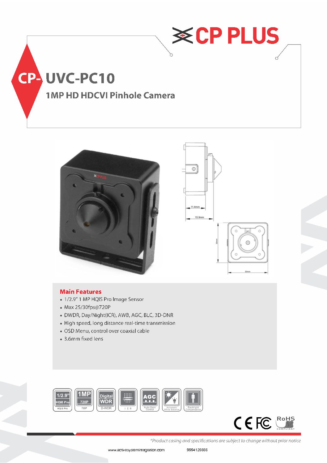 CP-UVC-PC10 datasheet asi chennai