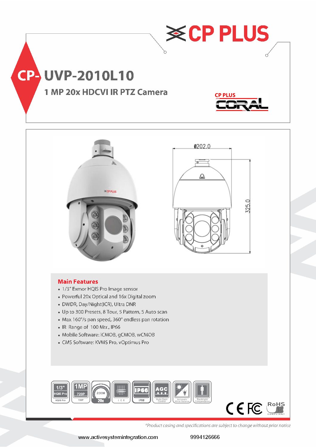 CP-UVP-2010L10 datasheet asi chennai
