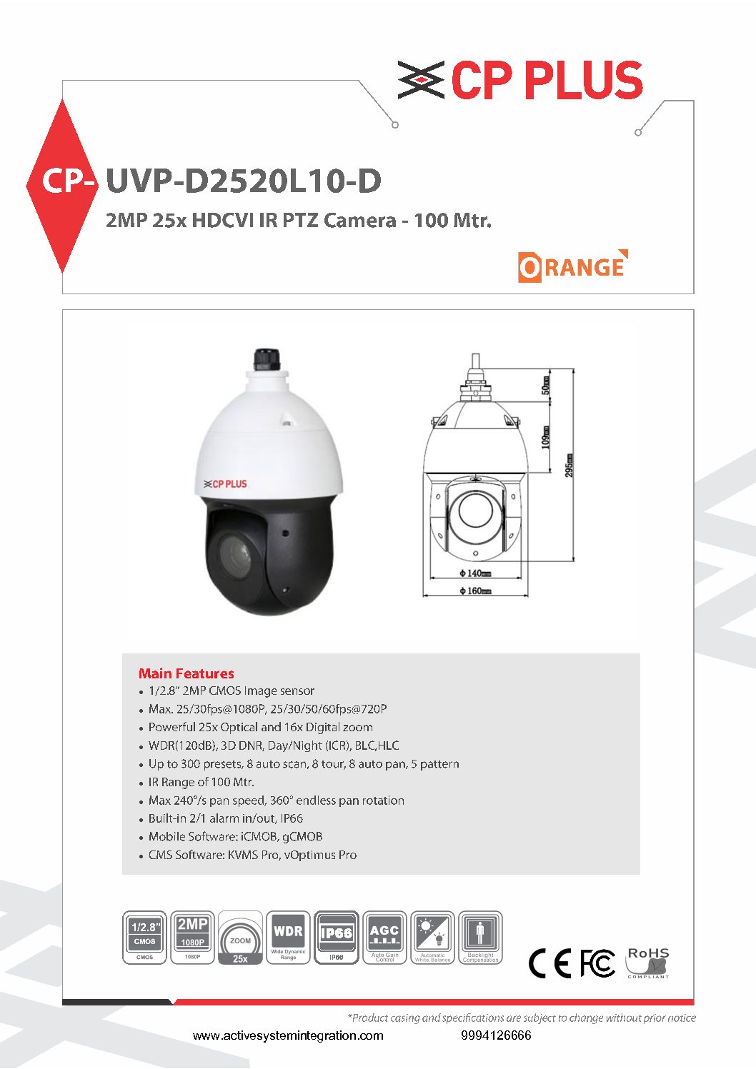 CP-UVP-D2520L10-D datasheet asi chennai