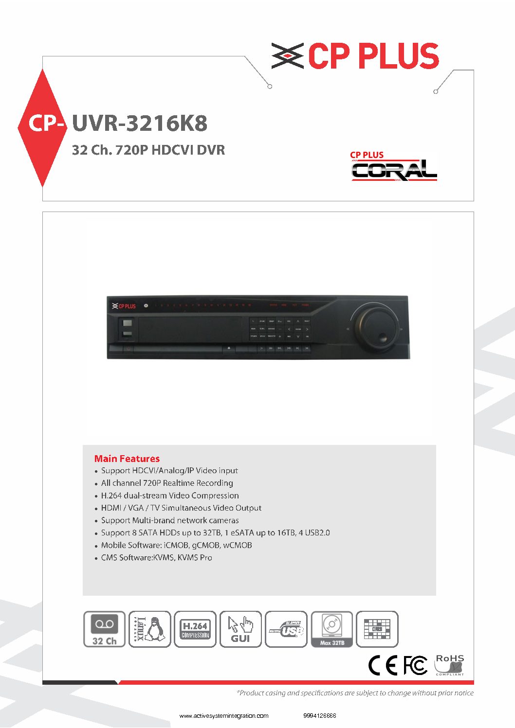 CP-UVR-3216K8 datasheet asichennai