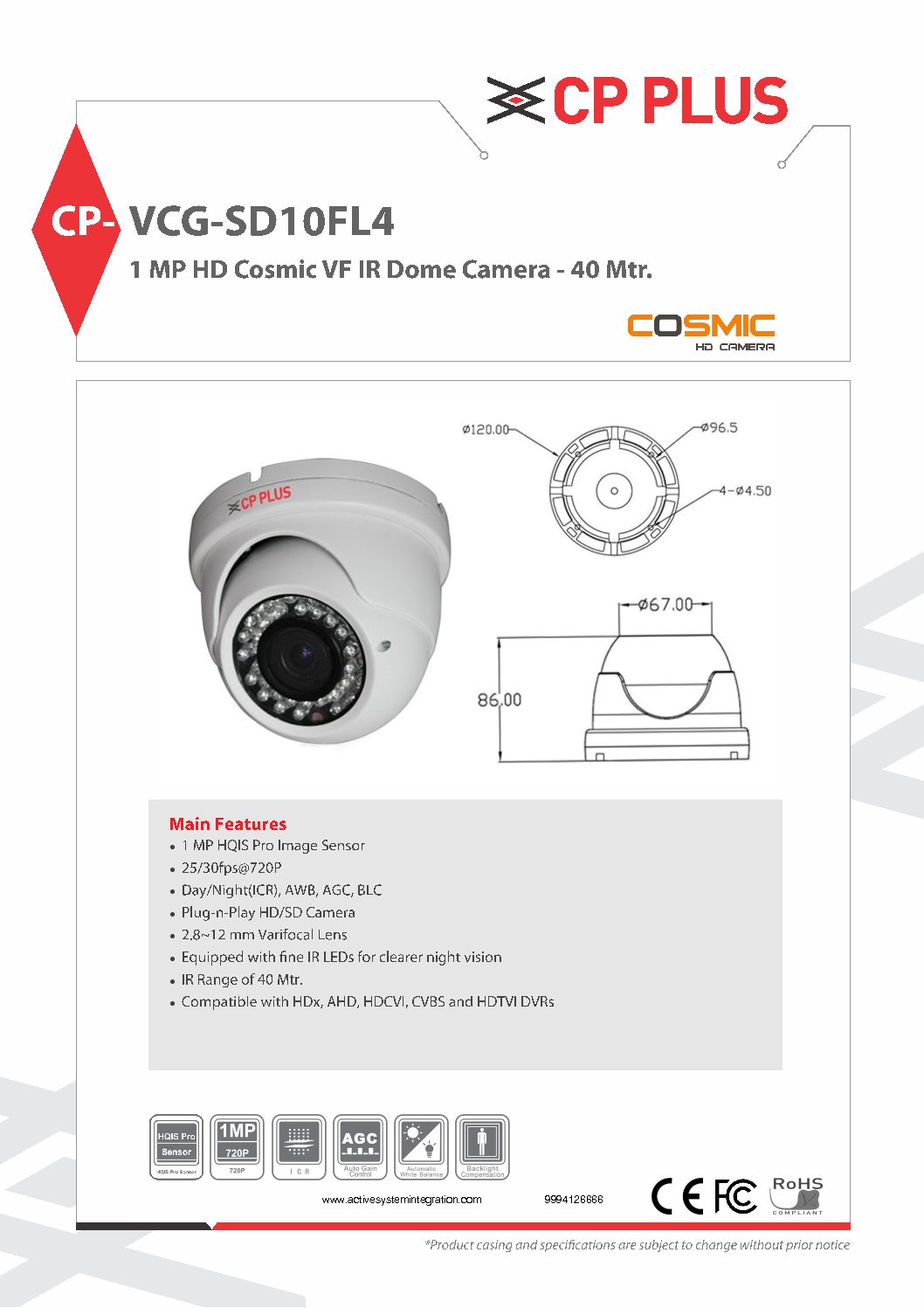 CP-VCG-SD10FL4 datasheet asi chennai
