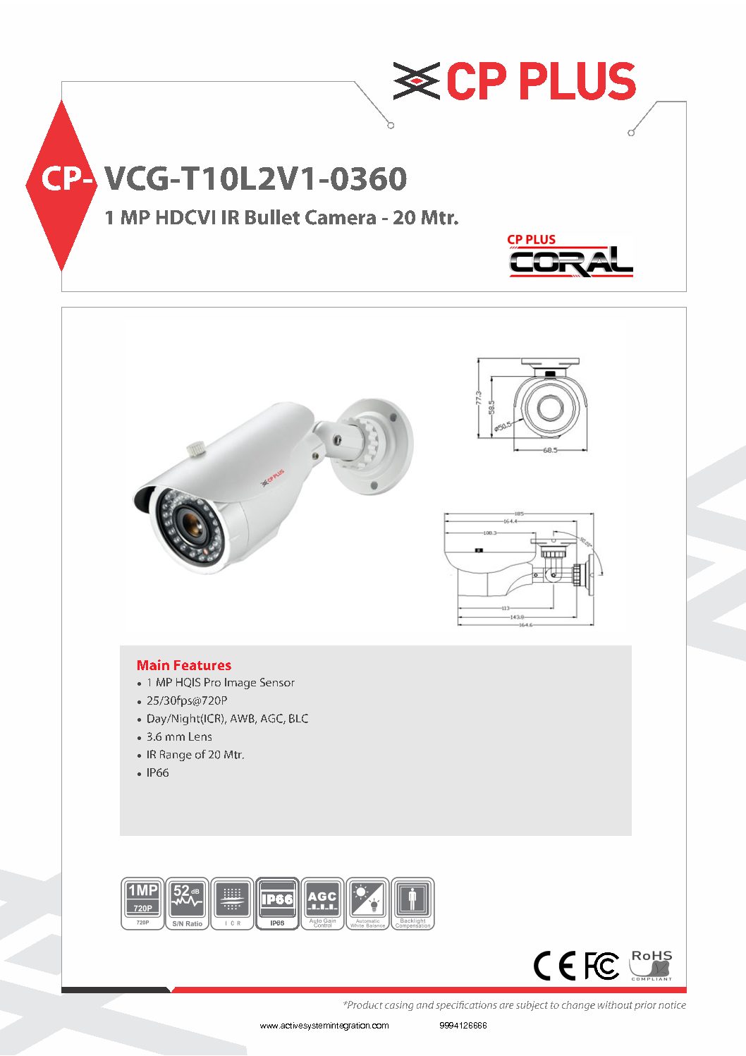 CP-VCG-T10L2V1-0360 datasheet asi chennai