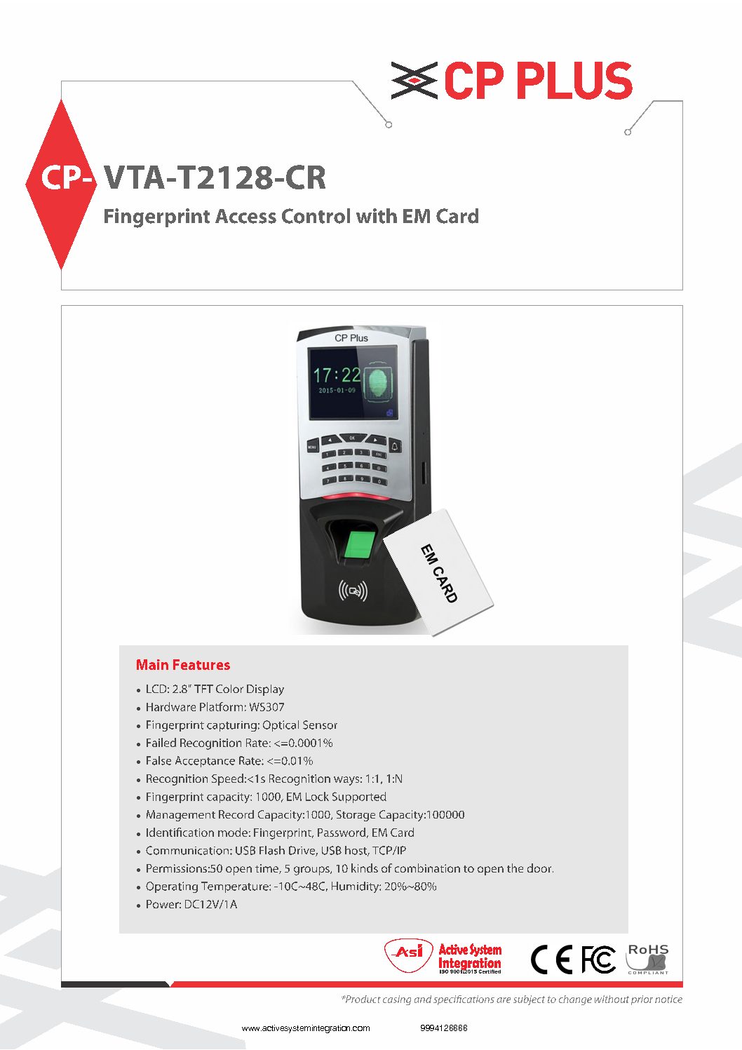 CP-VTA-T2128-CR datasheet asi chennai