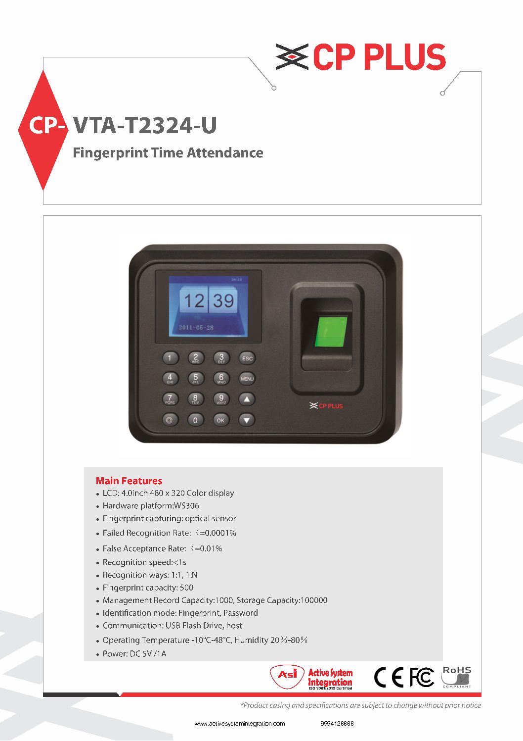 CP-VTA-T2324-U datasheet asi chennai